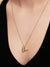Heart Pendant Necklace with Cubic Zirconia - 14ct Gold Plating