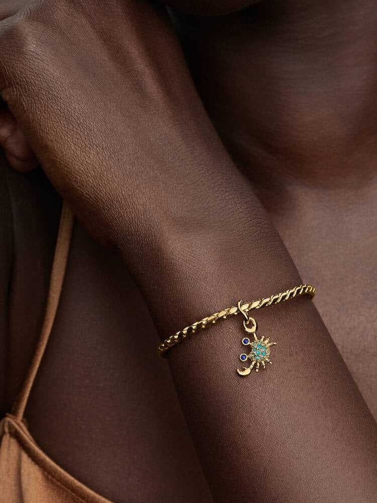 Crab Dangle Charm - 14ct Gold Plating