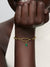Green Hamsa Hand Mini Dangle Charm - 14ct Gold Plating