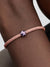 Purple Star Mini Charm - Sterling Silver