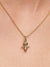 Pumpkin Scarecrow Dangle Charm - 14ct Gold Plating