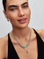 Green Murano Glass Mini Charm - Sterling Silver