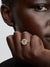 Rose Reversible Medallion Ring - 14ct Gold Plating