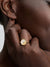 Pegasus Reversible Medallion Ring - 14ct Gold Plating