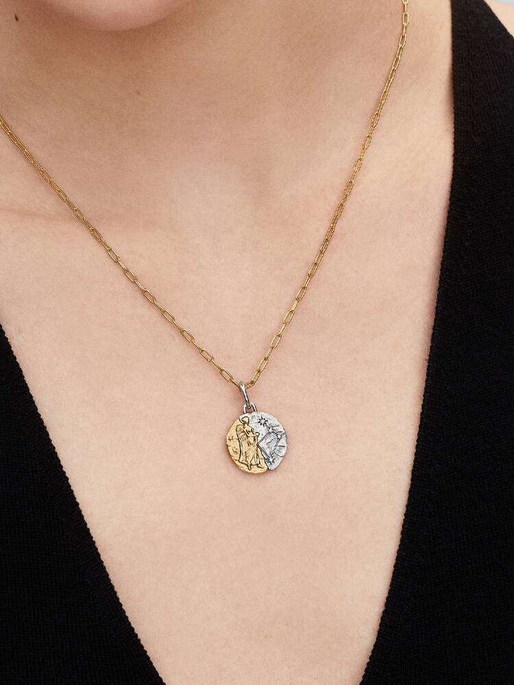 Elongated Link Chain Necklace - 14ct Gold Plated - 363416C00-70