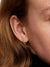 Beaded Huggie Hoop Earrings - 14ct Gold Plated - 264823C01