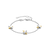 Milano Cross Charm Bracelet - Silver/Gold - 23048SY