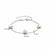 Milano Cross Charm Bracelet - Silver/Gold - 23048SY