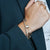 Milano Geometric Charm Bracelet - Silver/Gold - 23053MW