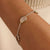 Bracelet with stones and zirconia - Silver/Gold