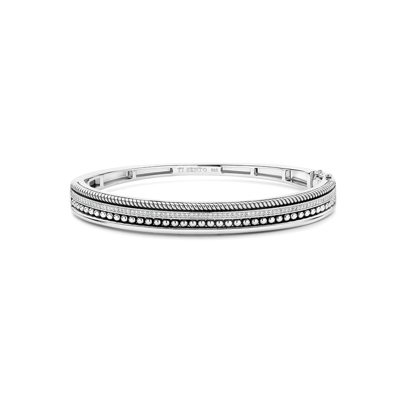 Structure Bangle - Silver - 23093ZI