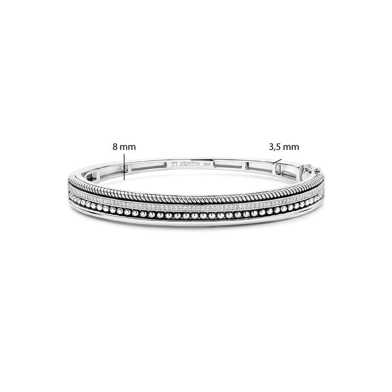 Structure Bangle - Silver - 23093ZI