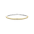 Classic Zirconia Bangle - Gold - 2889ZY
