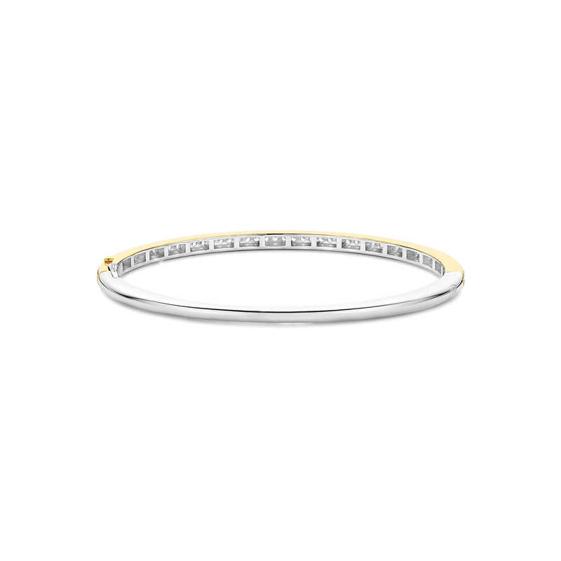 Classic Zirconia Bangle - Gold - 2889ZY