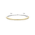Classic Zirconia Bangle - Gold - 2889ZY