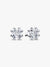 Sparkling Lucky Clover Stud Earrings - Sterling Silver - 294500C01