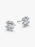 Sparkling Lucky Clover Stud Earrings - Sterling Silver - 294500C01