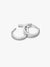 Sparkling Mini Hoop Earrings - Sterling Silver