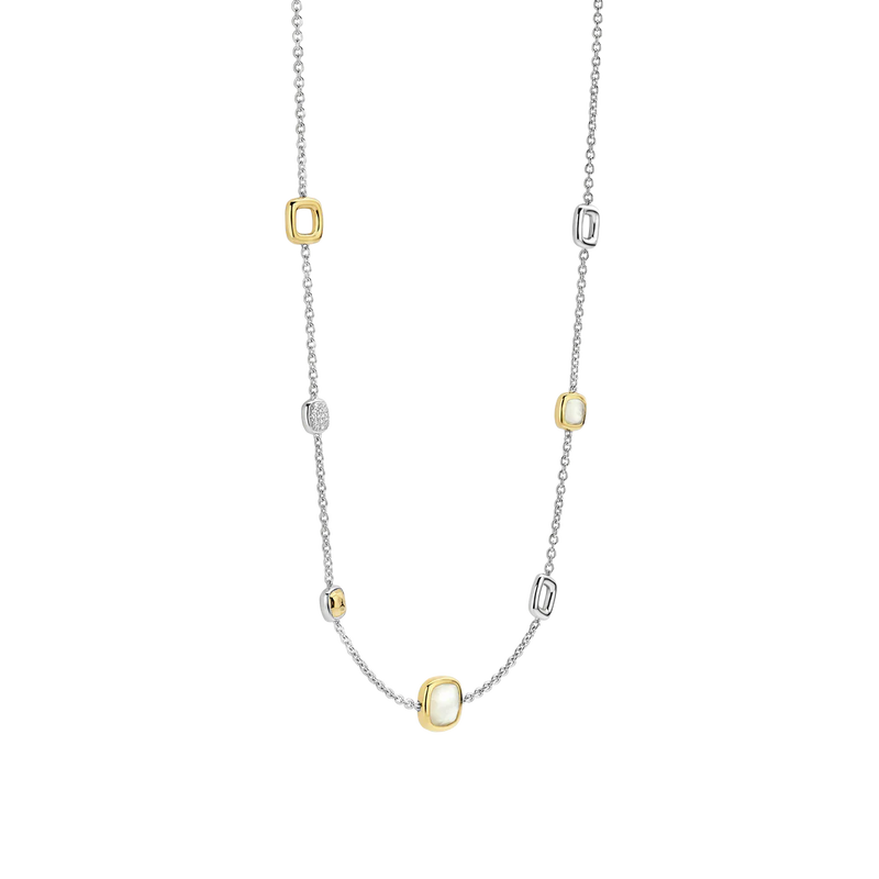 Milano Charm Necklace - Silver/Gold - 34080MW/42