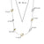 Milano Charm Necklace - Silver/Gold - 34080MW/42