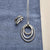 Layered Structure Necklace - Silver - 34127ZI/40