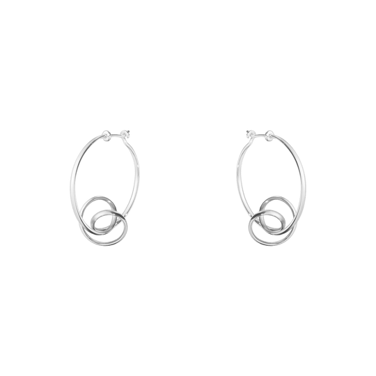Torun Ear Hoop Earrings - Silver - 3539342