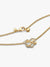 Sparkling Infinity Heart Collier Necklace - 14ct Gold Plating