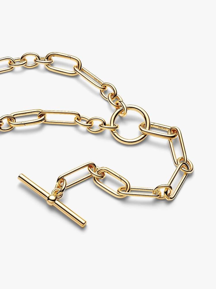 Link Chain Y-Necklace - 14ct Gold Plated