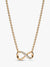 Sparkling Infinity Collier Necklace - 14ct Gold Plating