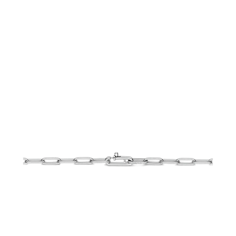 Closed Forever Chain Necklace - Silver