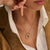 Milano Tricolour Interlocking Rings Pendant Necklace - Gold/Silver/Rose - 3972ZT/42