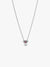 Elevated Heart Necklace - Silver/Pink - 398425C02