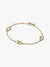 Organically Shaped Oval & Treated Freshwater Cultured Pearl Bracelet - 14ct Gold Plating