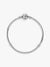 Barrel Clasp Snake Chain Bracelet - Sterling Silver