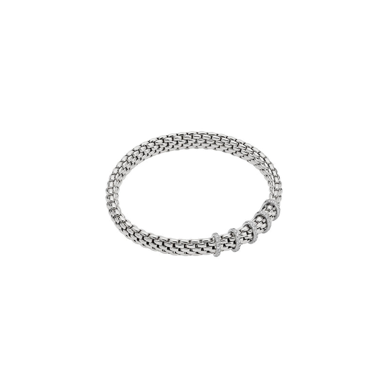 Vendome Flex'It Diamond Bracelet, Small - 18ct White Gold - 59302BX_PB_B_XBX_00S