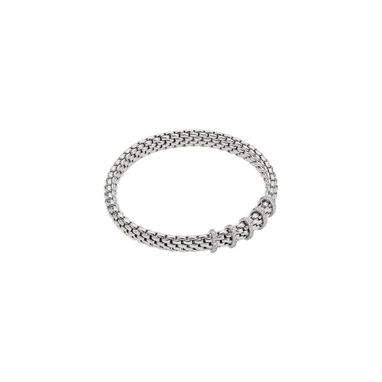 Vendome Flex'It Diamond Bracelet, Small - 18ct White Gold - 59302BX_PB_B_XBX_00S