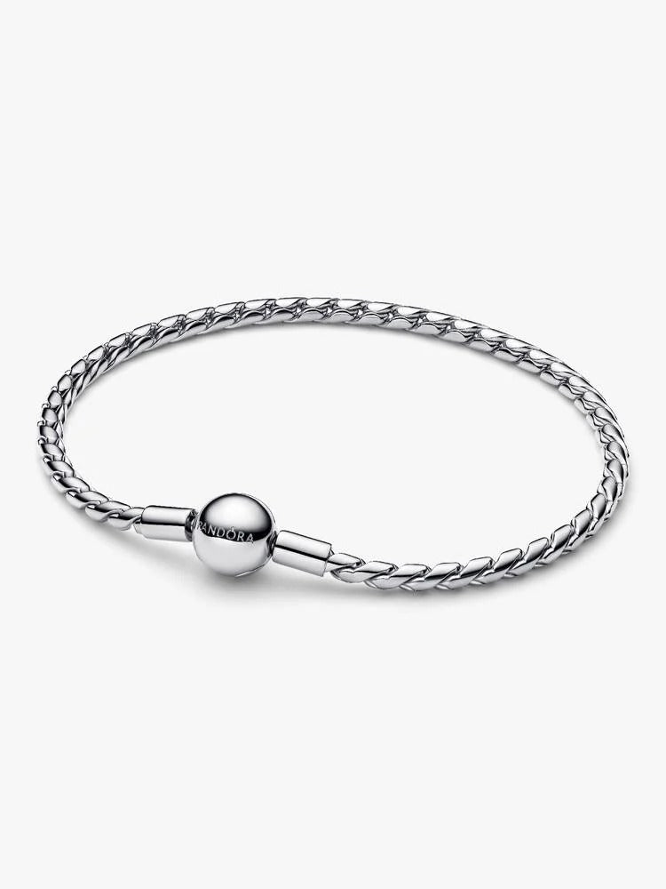Round Clasp Wing Chain Bracelet - Sterling Silver - 594028C00