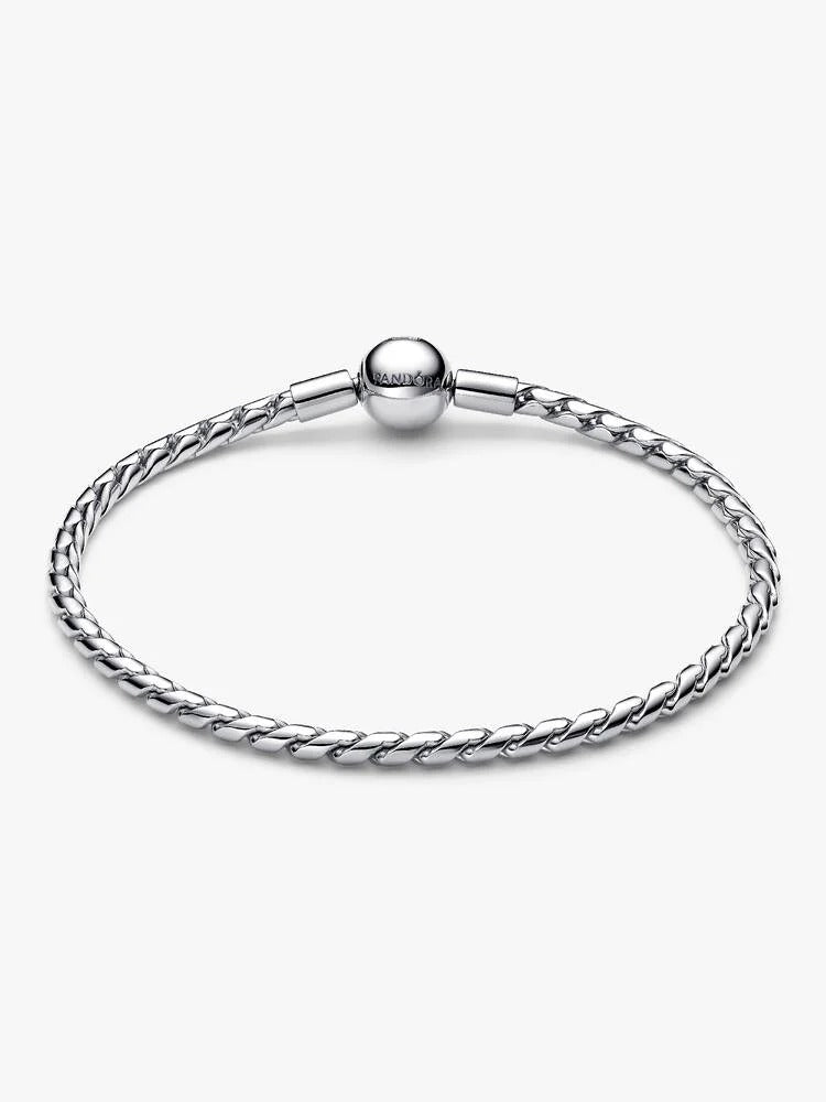 Round Clasp Wing Chain Bracelet - Sterling Silver - 594028C00
