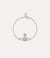 Mayfair Bas Relief Bracelet - Silver/Pink - 61020237-02W205