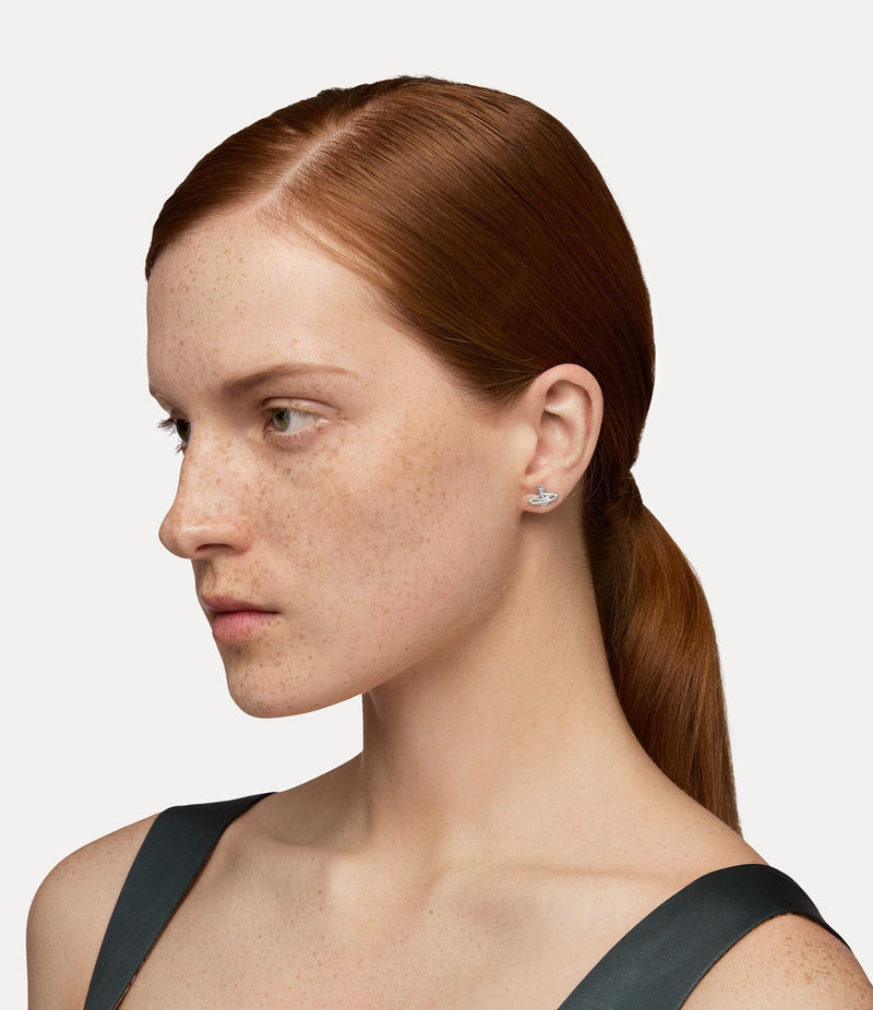 Farah Stud Earrings - Silver - 62010015-02P019-SM