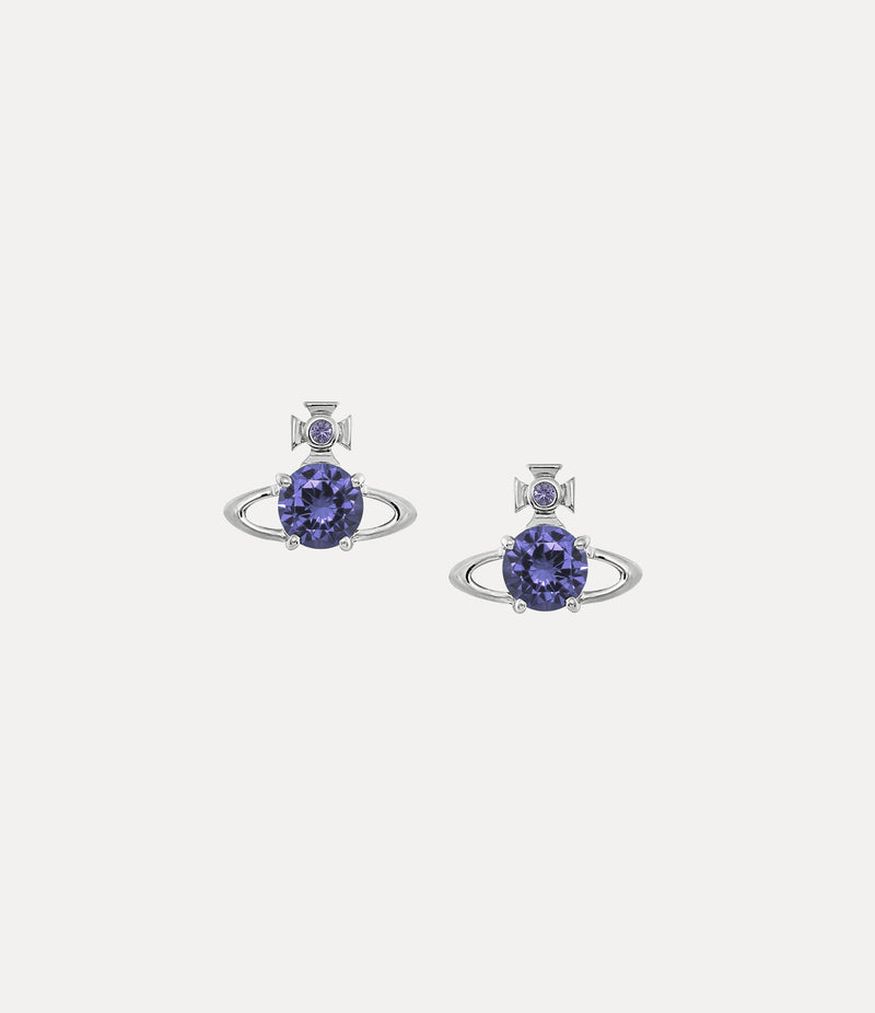 Reina Stud Earrings - Silver/Lavender -  62010070-02P250
