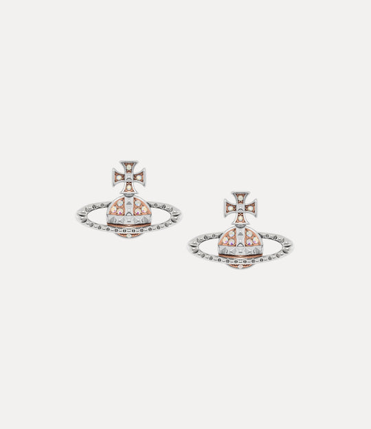 Mayfair Bas Relief Earrings - Silver/Rose - 6201035E-02W205