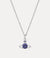 Reina Pendant - Silver/Lavender - 63020095-02P250