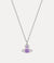 Ismene Pendant - Silver/Lavender - 630203D7-02P782