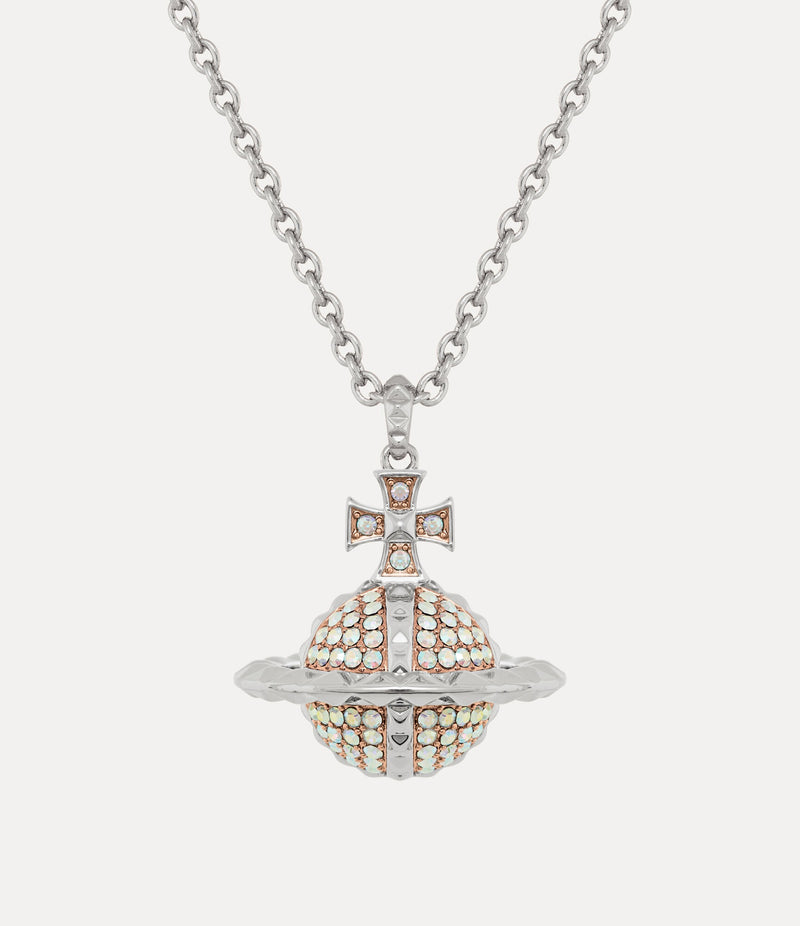 Mayfair Large Orb Pendant - Silver/Rose Gold - 630203EE-02W205
