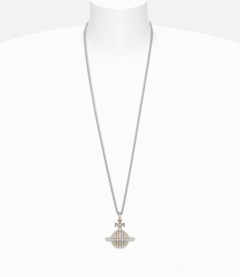 Mayfair Large Orb Pendant - Silver/Rose Gold - 630203EE-02W205