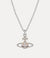 Mayfair Bas Relief Pendant - Silver/Pink - 630203EG-02W205