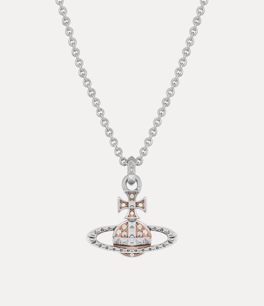 Mayfair Bas Relief Pendant - Silver/Pink - 630203EG-02W205