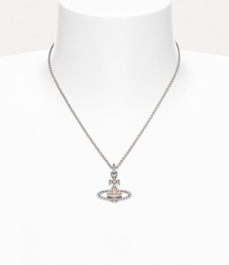 Mayfair Bas Relief Pendant - Silver/Pink - 630203EG-02W205