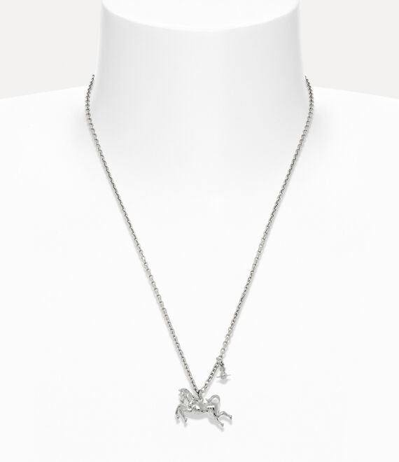 Cheval Horse Pendant - Silver - 630203IE-01P019